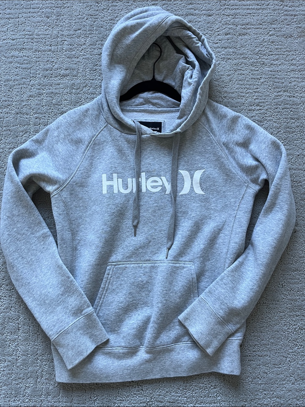Hurley Gray Hoodie Size Small